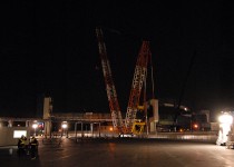 [動画]横浜環状北線・架橋工事現場で見た巨大クレーンの妙技