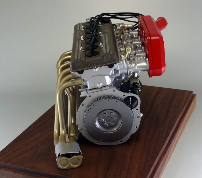 スカイラインコレクション DTM 1/12 GTR S20 エンジン 1969 - ミニカー