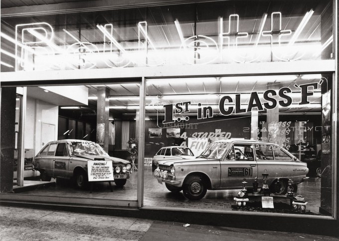 WEB CARTOP_1967_Mitsubishi Colt 1000F the First Southern Cross Rally F-class winner