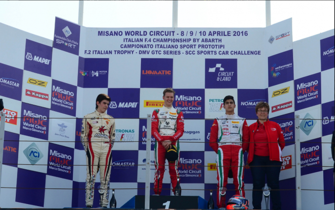 伝説のドライバー、シューマッハの息子がイタリアF4レースで２連勝！