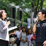 【画像】丸の内を佐藤琢磨選手がカートで走行！　「MARUNOUCHI SPORTS FES 2017」がスタート 〜 画像4