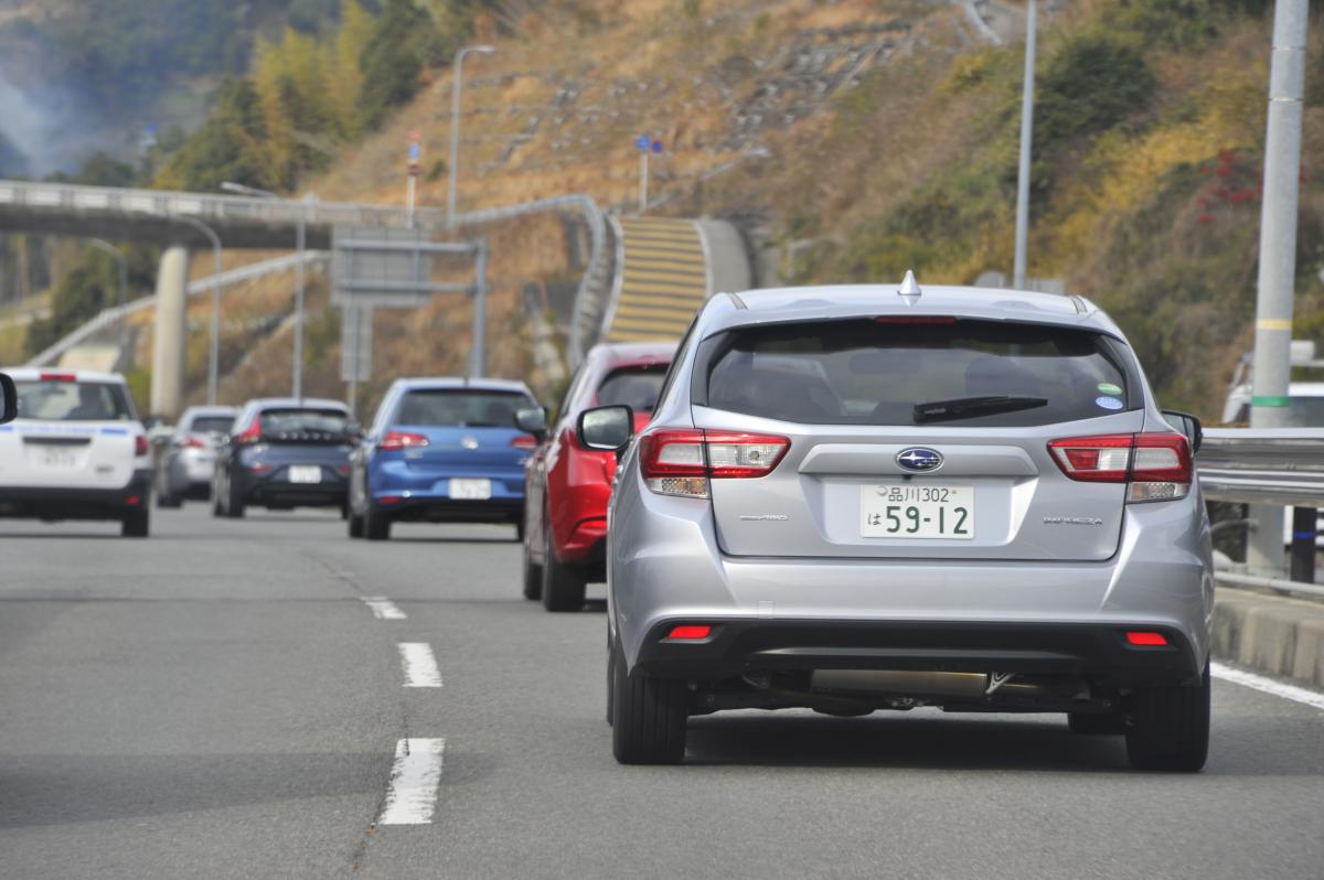 高速道路の減速