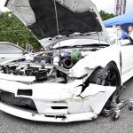 【画像】日産GT-Rのイベントにボコボコの事故車2台が展示された理由とは？ 〜 画像1
