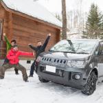 【画像】三菱デリカD:5オーナー限定！　雪山で走って遊べるクルマの学校の非日常感が面白すぎる 〜 画像30