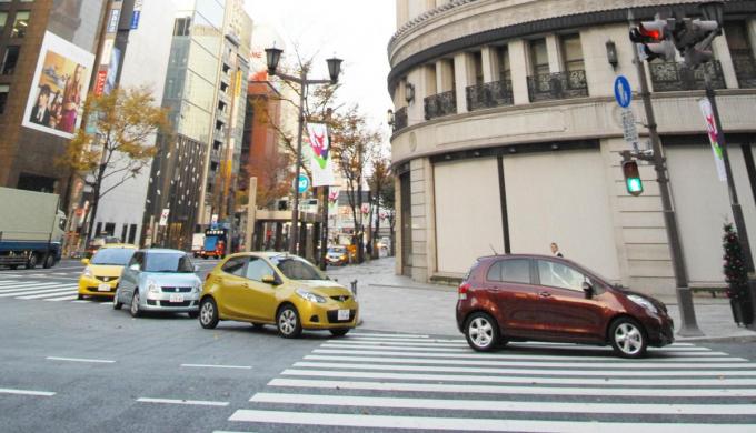 横断歩道ハシゴ型