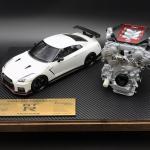 R35GT-R NISMOの車体とエンジンを精巧に再現したスケールモデルが誕生！