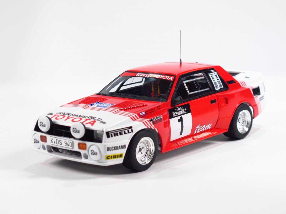 アオシマから「1/24スケールトヨタ・セリカ TA64 '85 ラリー仕様」が