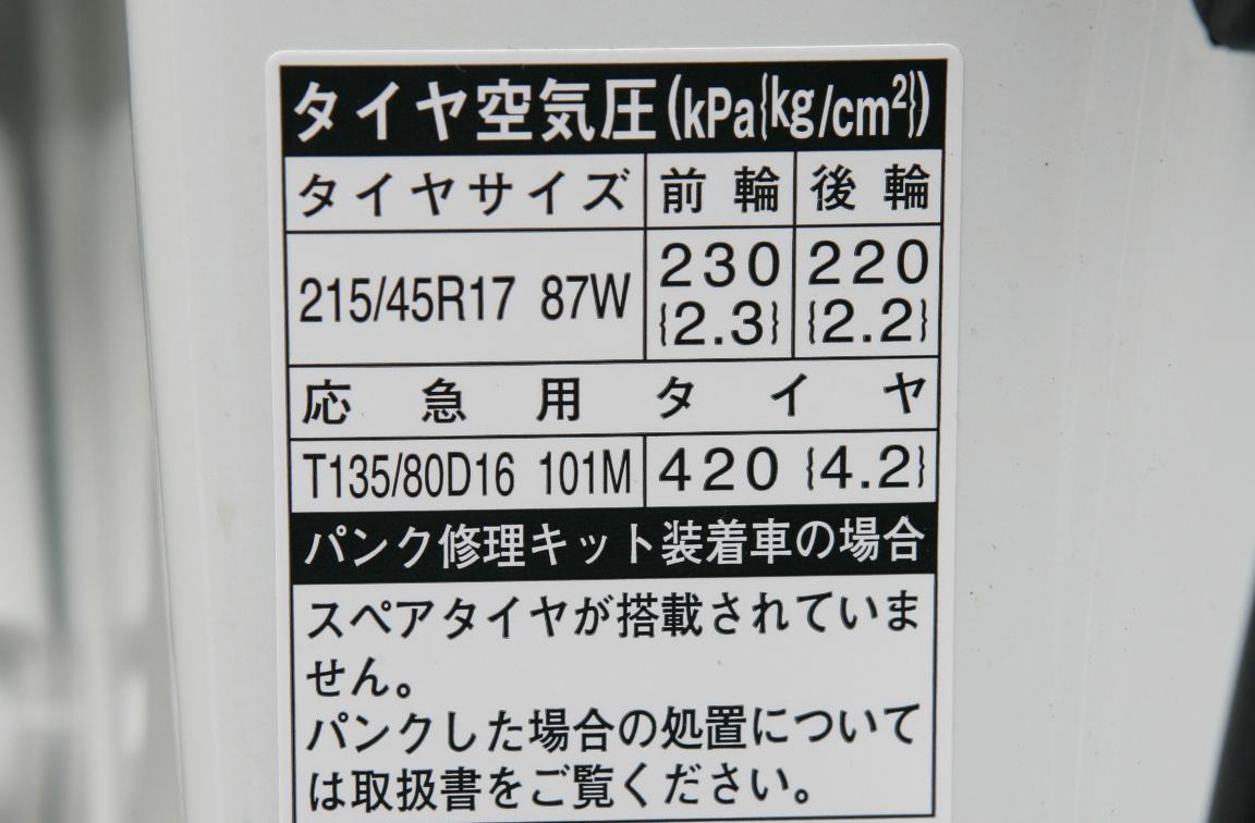 サイズや銘柄が同じでも異なるのはなぜ タイヤの 指定空気圧 が車種によって違うワケ 自動車情報 ニュース Web Cartop