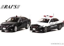 ヒコセブンからトヨタ・クラウンの要人警護車＆白黒パトカー２種が43分の1スケールで発売