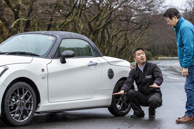 コペンGRスポーツのGRパーツ装着車インプレ