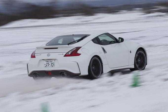 日産車の雪上試乗会