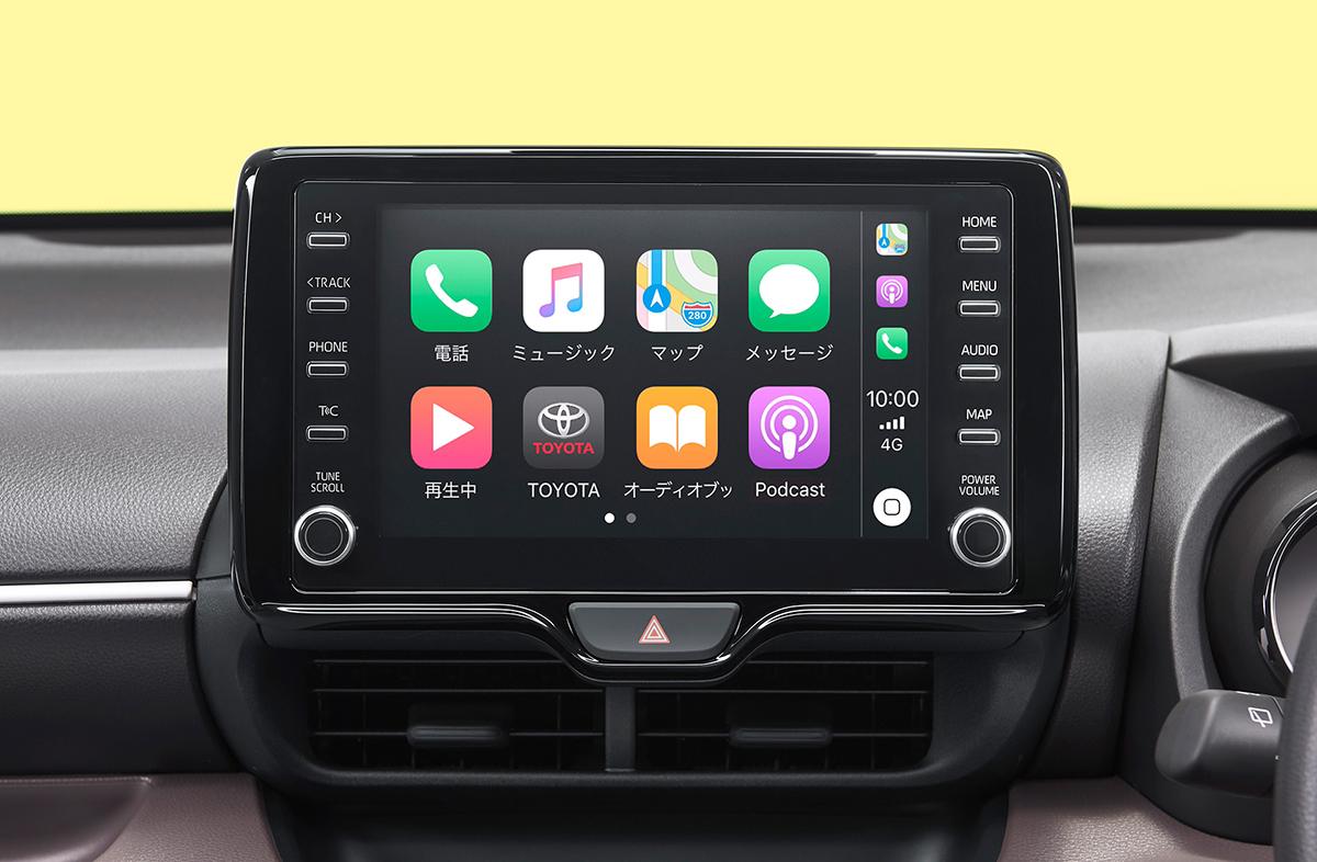 トヨタのディスプレイオーディオにApple CarPlayとAndroid Autoを