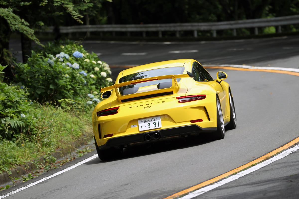 ポルシェ911 GT3の走り（リヤ） 〜 画像4