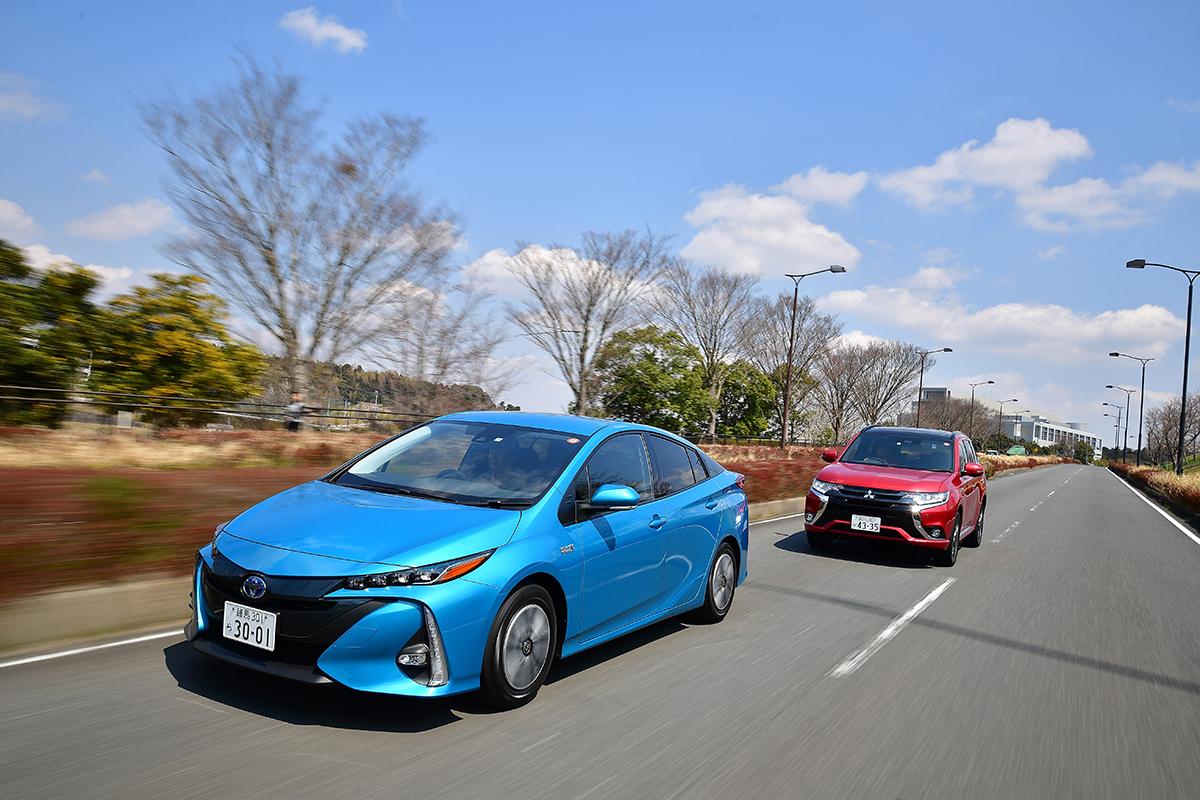 プラグインハイブリッドの2車種