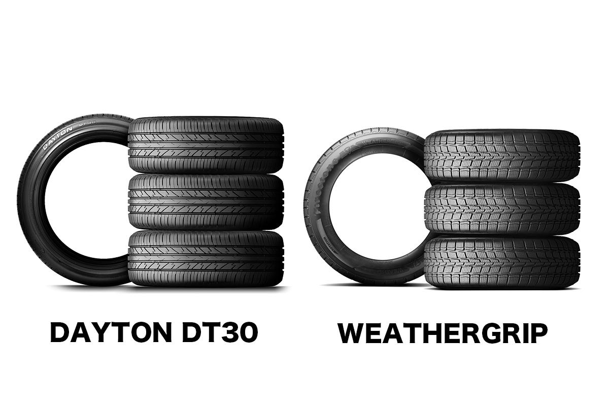 選択できるタイヤ2種類