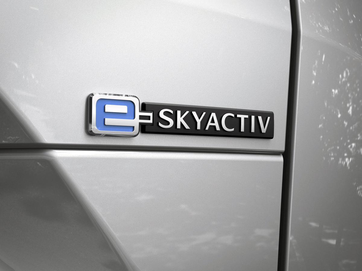 e-SKYACTIVのエンブレム