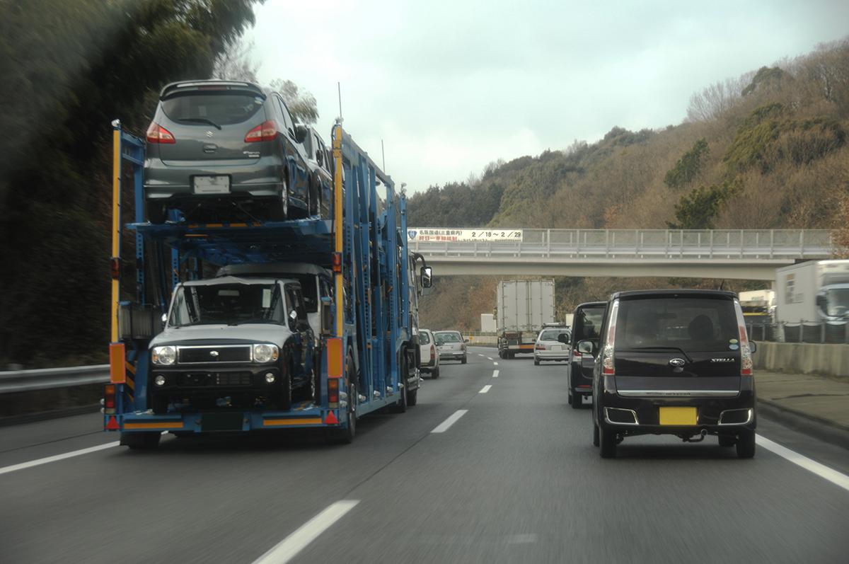 トレーラーの走行イメージ