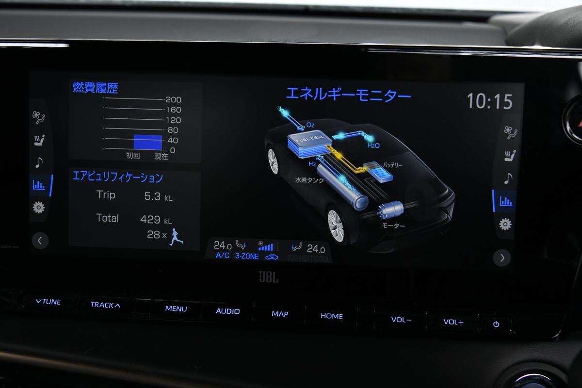 トヨタMIRAIのモニター 〜 画像16