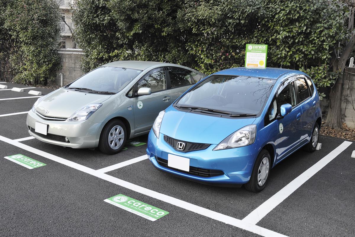 カーシェアの車両