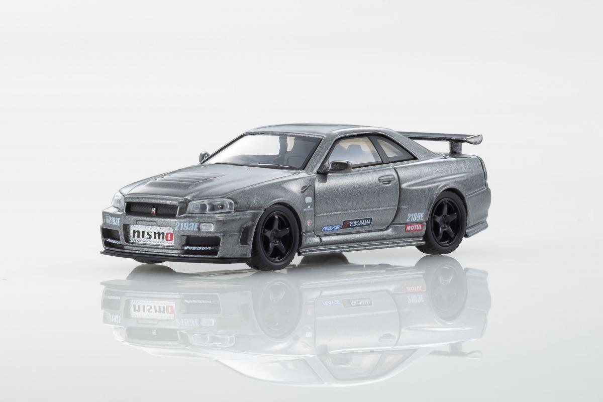 京商 1/64 スカイライン GT-R (R34)  9台セット