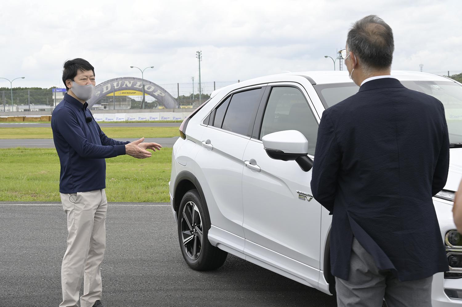 三菱エクリプスクロスPHEVのサーキット走行 〜 画像36