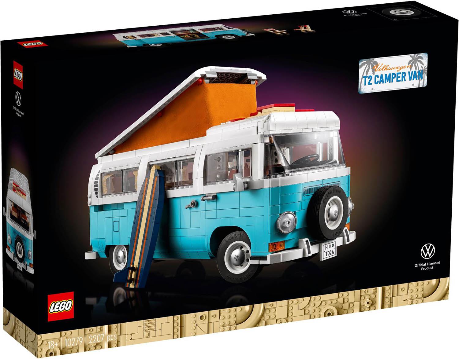 「レゴ フォルクスワーゲン タイプ 2 バス キャンピングカー」のパッケージ