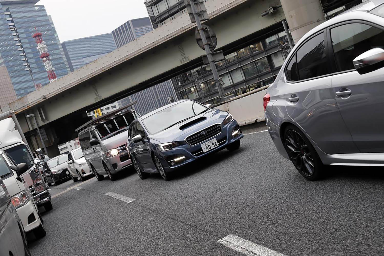 都市部の渋滞のイメージ