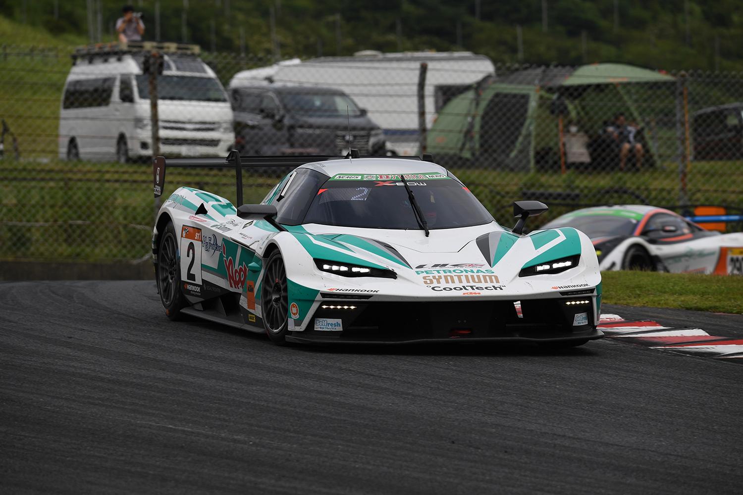 スーパー耐久のST-1クラス参戦車両の走行シーン