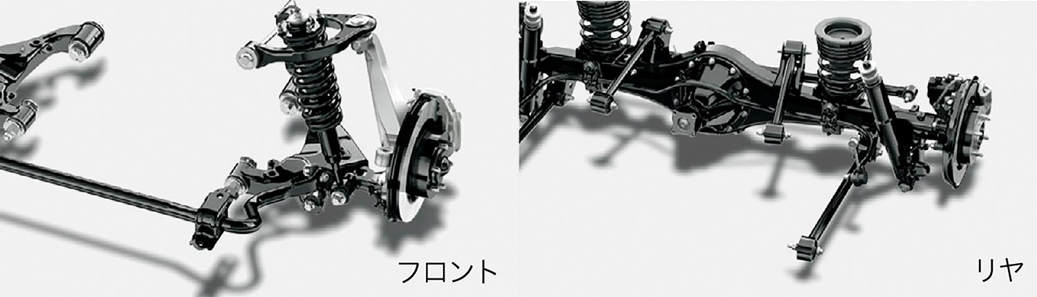 新型ラン付くルーザーの前後サスペンション 〜 画像5