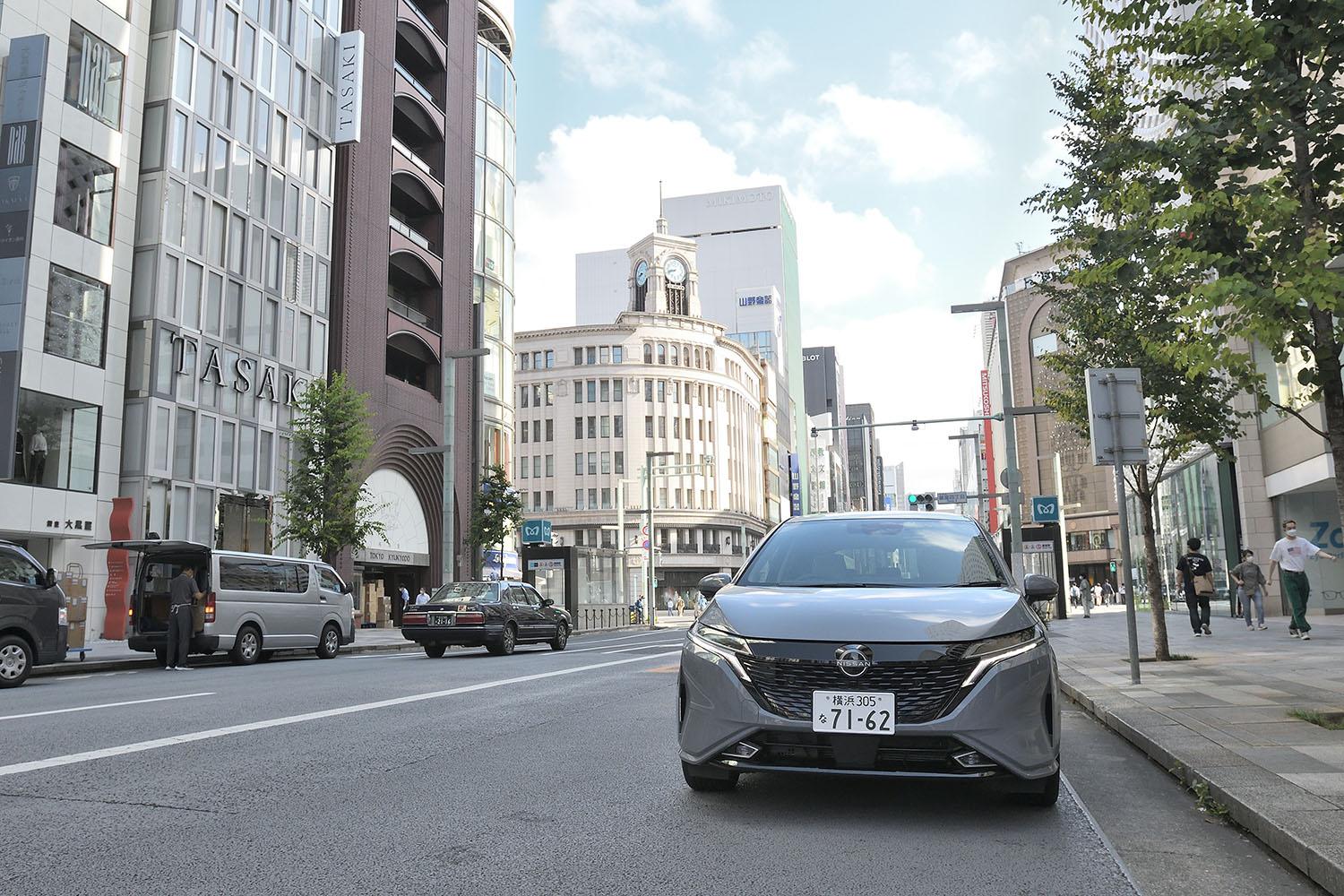 日産ノートオーラの公道試乗 〜 画像34