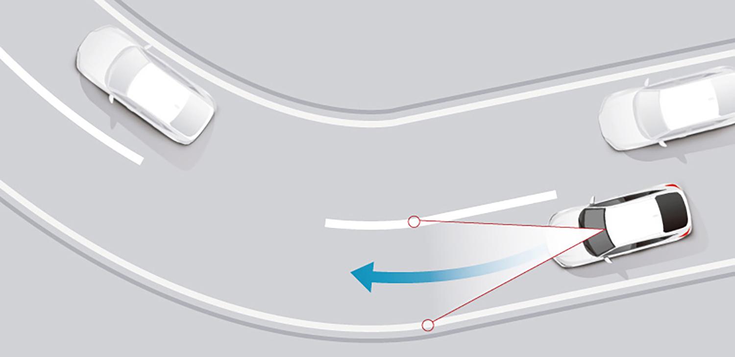 ホンダセンシング360カーブ車速調整機能のイメージ 〜 画像6 - 交通