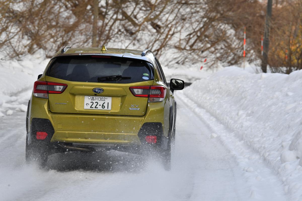 スバルXVの雪道走行 〜 画像10