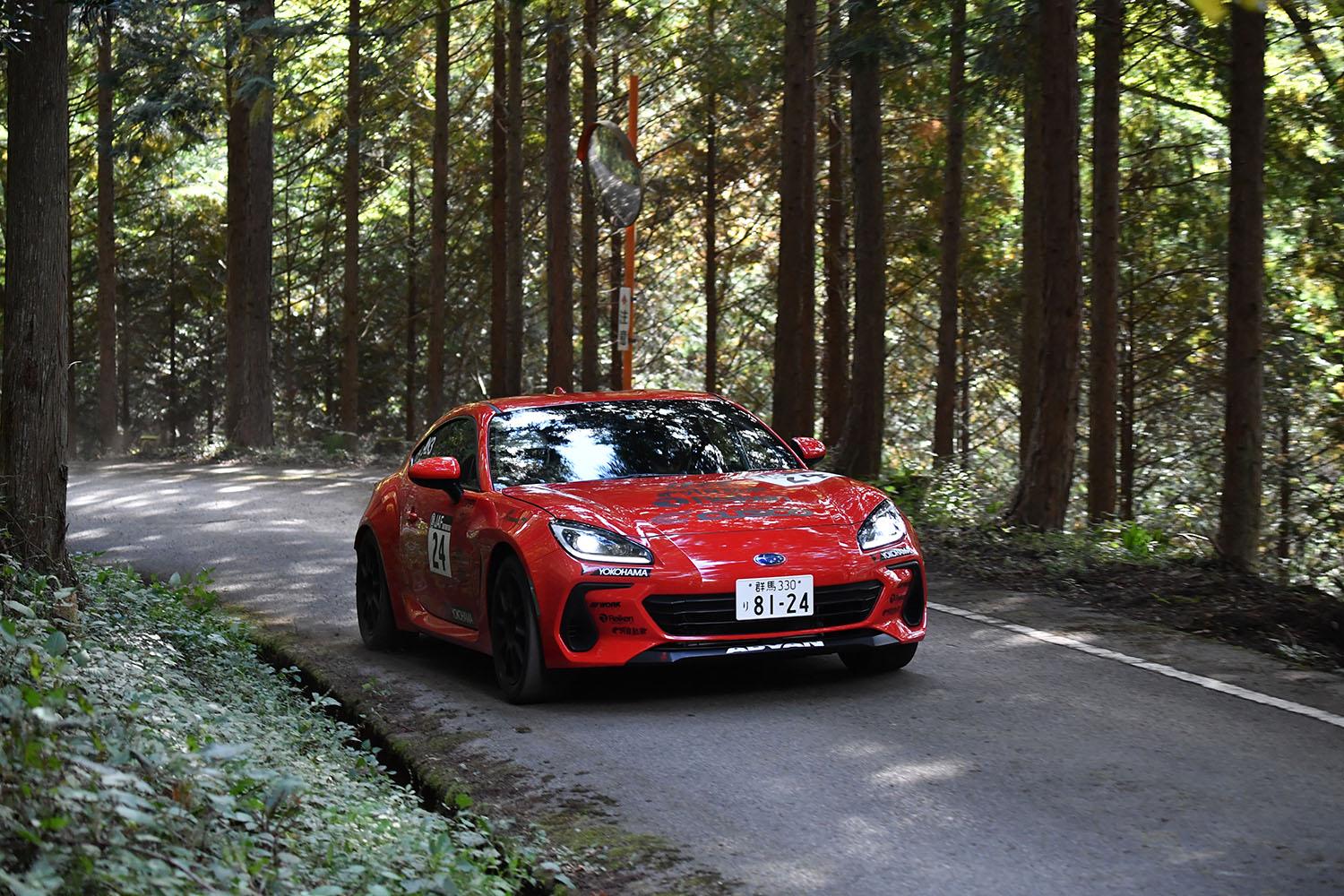 新型BRZが全日本ラリー選手権の最終戦に参戦