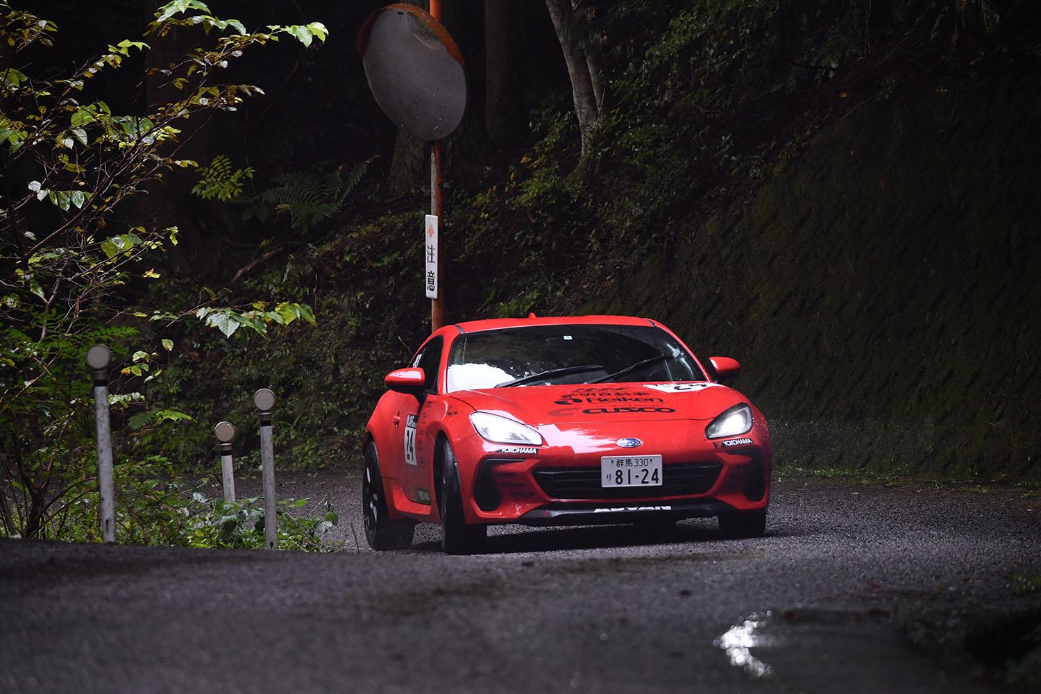 新型BRZが全日本ラリー選手権の最終戦に参戦