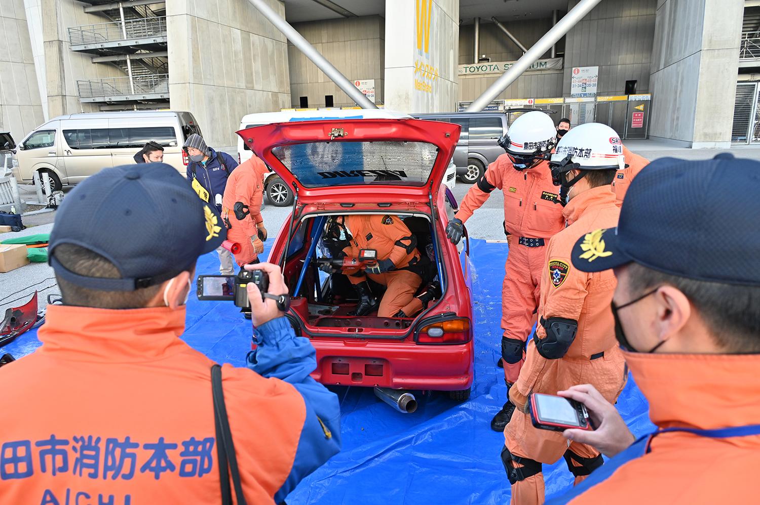 ラリー現場のでレスキュー訓練 〜 画像15