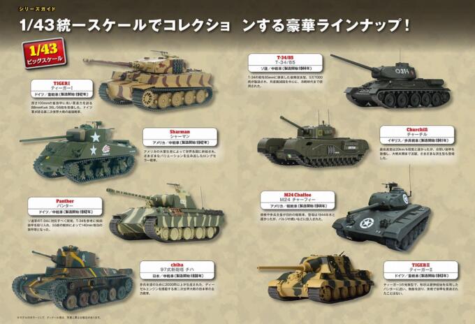 画像ギャラリー 全長約cmの戦車が全部で60台コレクションできる 第二次世界大戦 傑作戦車コレクション がウェブ限定発売 画像7 自動車情報 ニュース Web Cartop