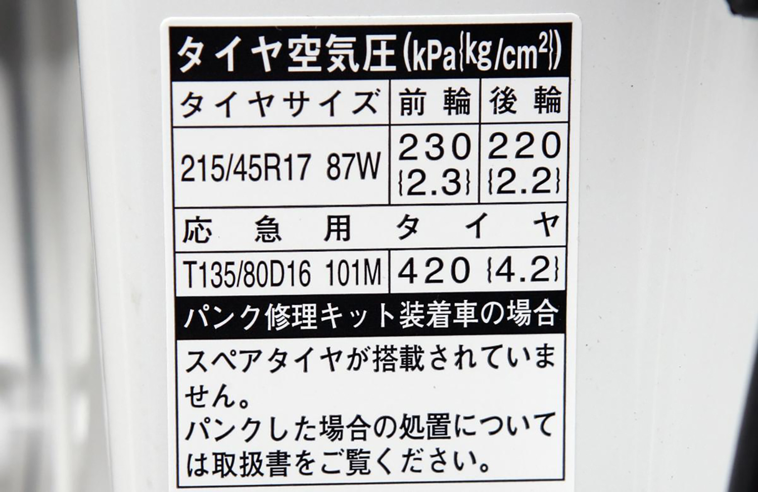 空気圧ステッカー 〜 画像8