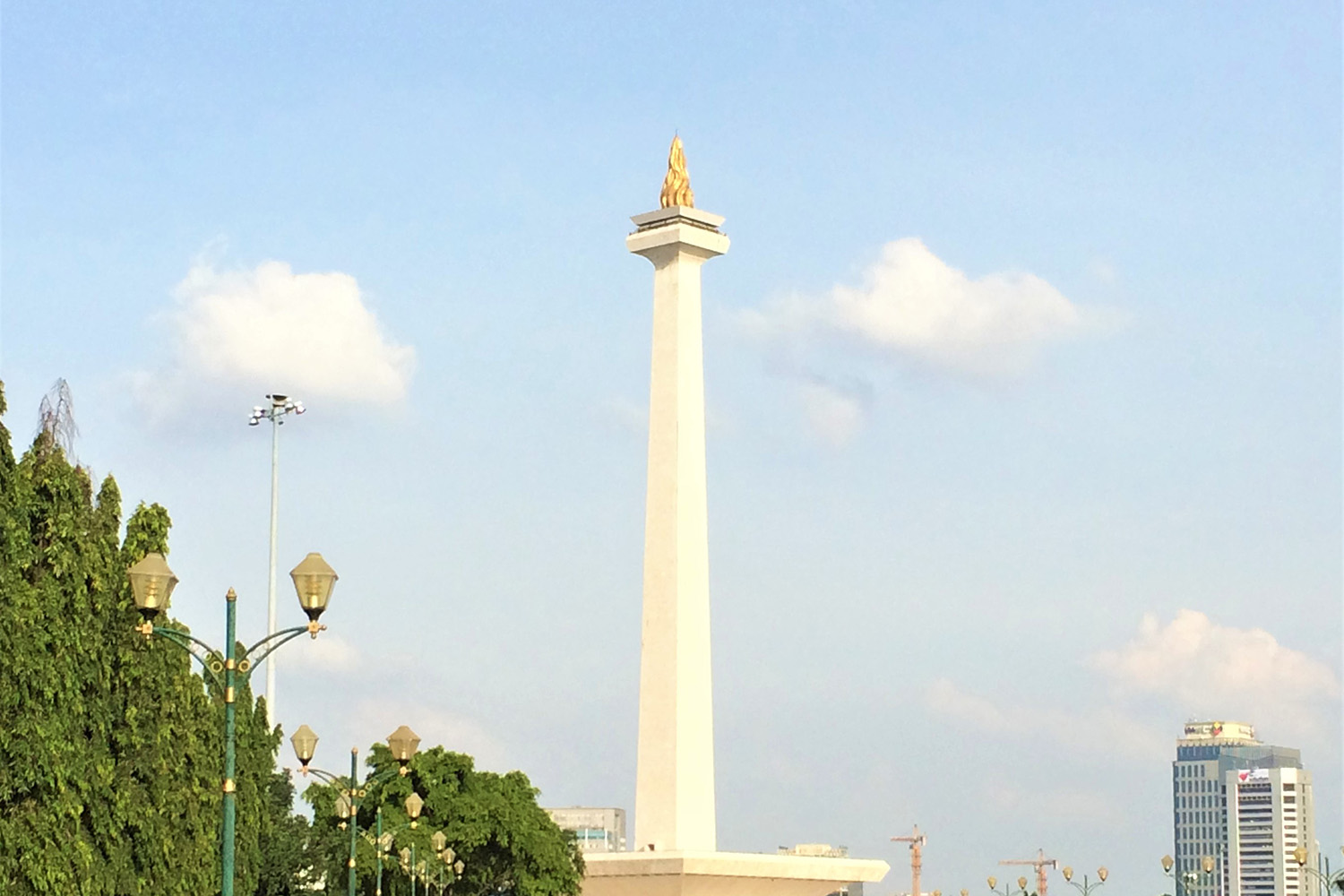 ジャカルタの独立記念塔（モナス）の写真