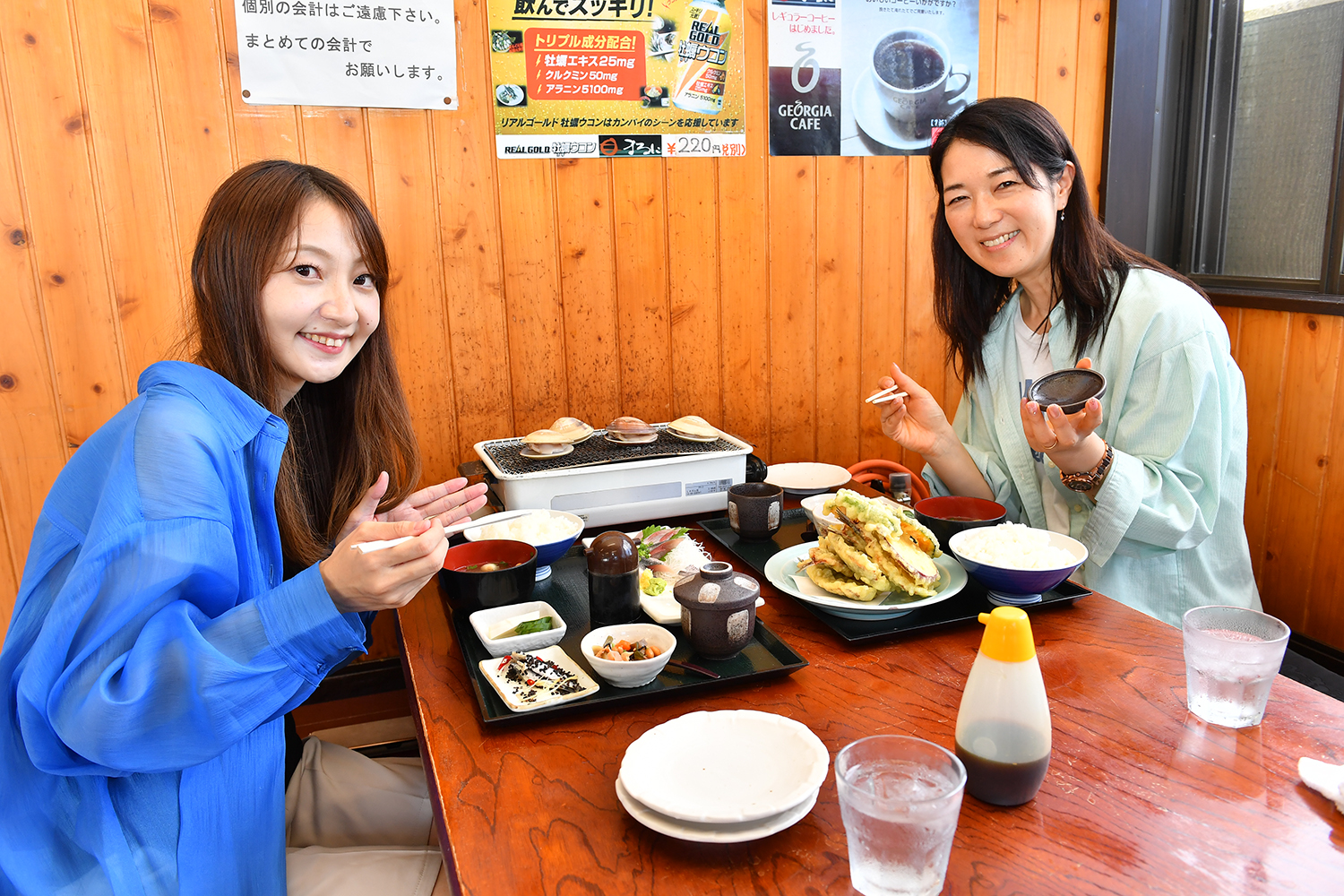 いわし料理を堪能する女子２人 〜 画像36