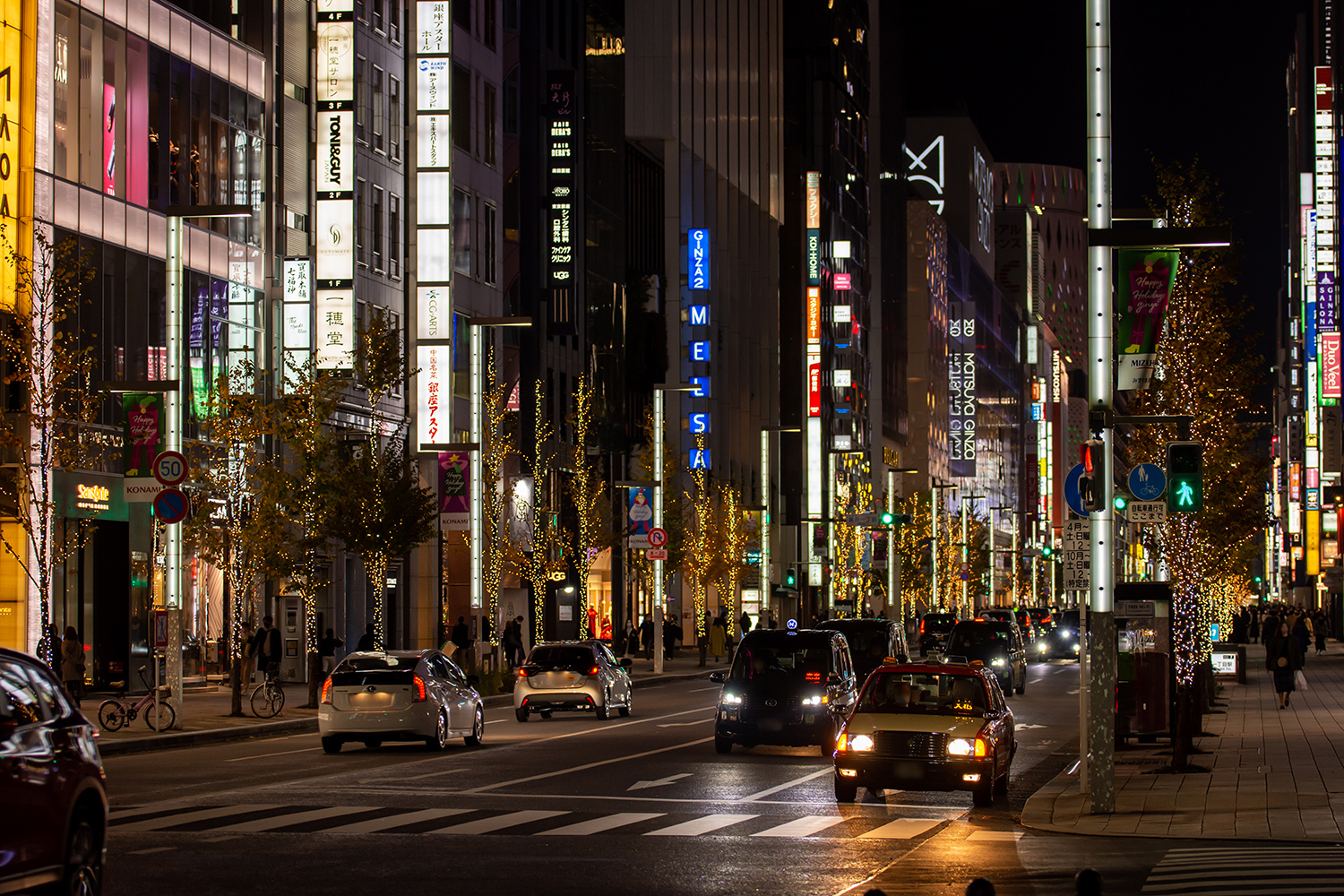 夜の銀座の街 〜 画像4