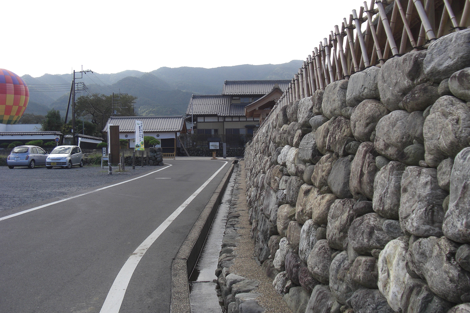 路側帯のある道路