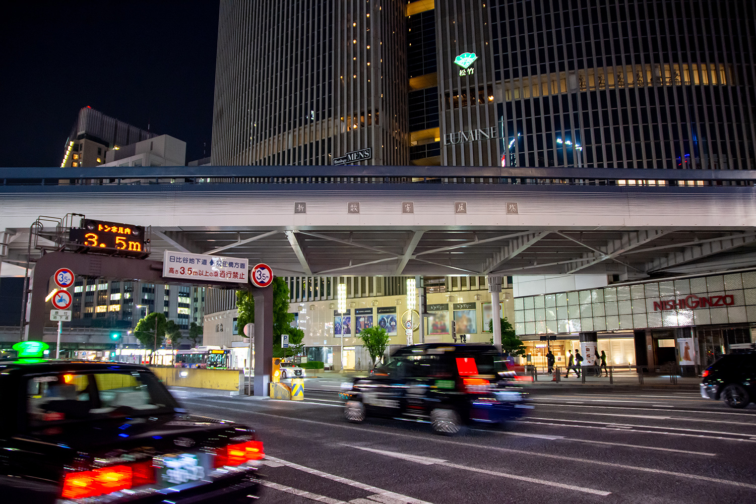 夜の銀座の街 〜 画像3