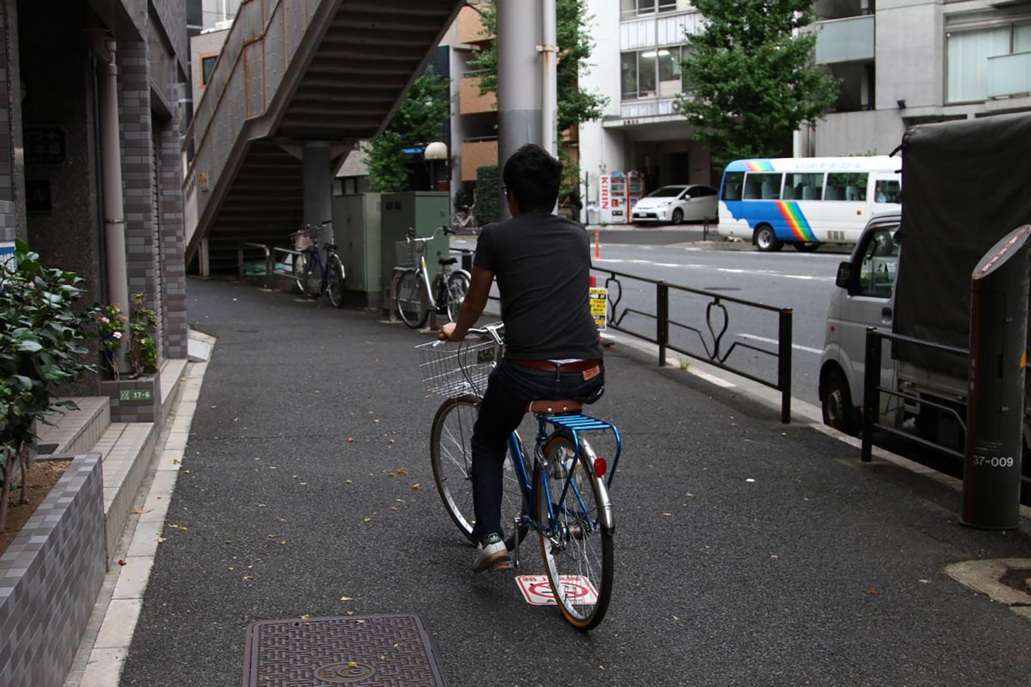 自転車の歩道走行