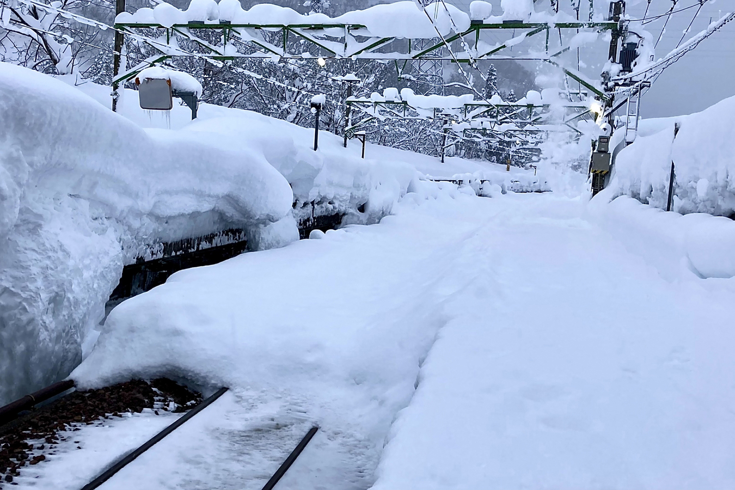 雪が積もっているイメージ