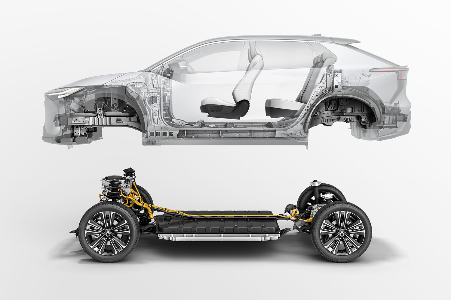 トヨタbZ4Xのボディとプラットフォーム 〜 画像3