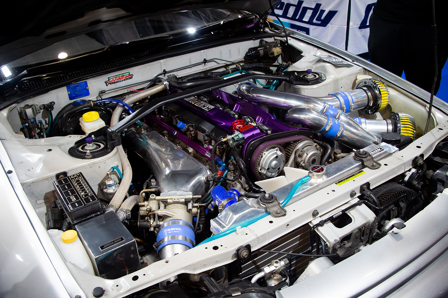 エンドレスのR32 GT-Rのエンジン