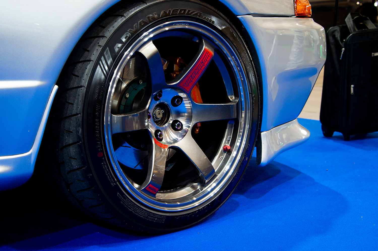 エンドレスのR32 GT-Rのタイヤ＆ホイール