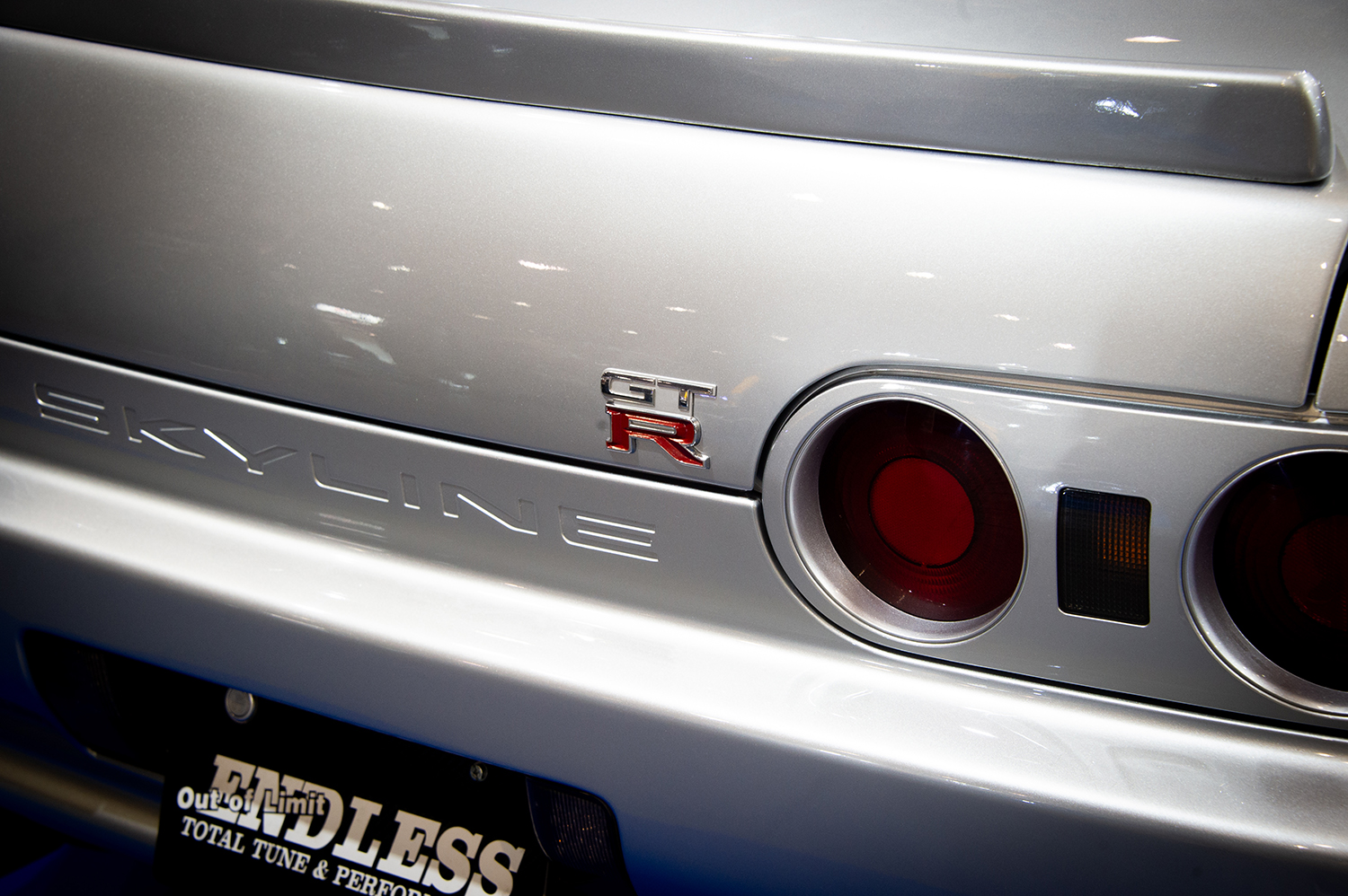 エンドレスのR32 GT-Rのリヤ