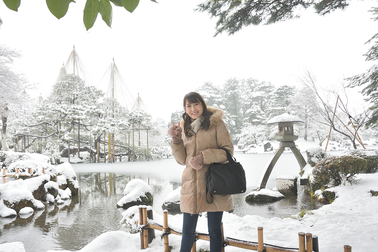 兼六園と深山幸代さん 〜 画像37