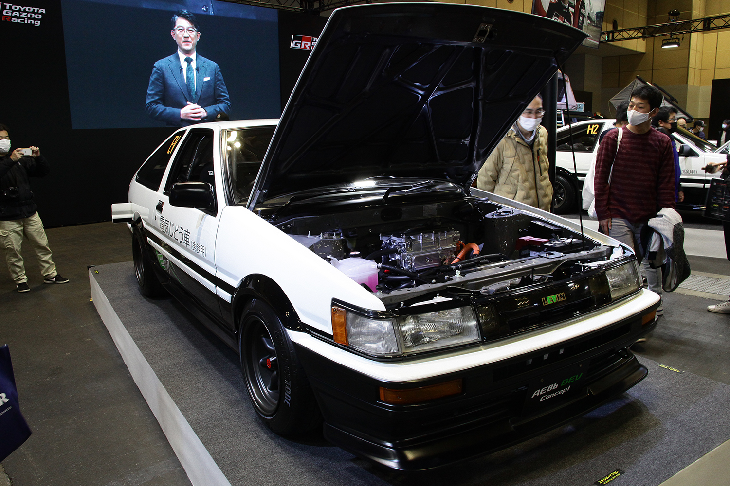 AE86 BEV Conceptのフロントスタイリング